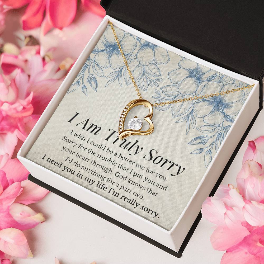 I Am Truly Sorry Necklace - Forever Love Forever Love Necklace