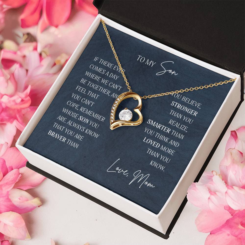 Shine Like A Jewel Forever Love Open Heart Pendant Necklace To My Beautiful Wife Forever Love Necklace