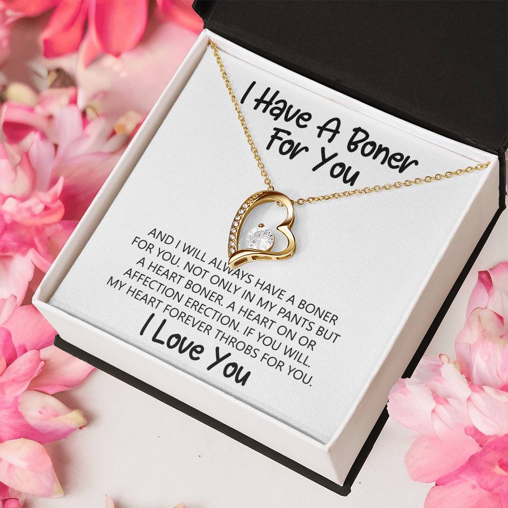 I Have A Heart On For You And Always Will ♥ ♥ Gift For Wife Birthday Anniversary & Valentines Romantic Moment 1 Forever Love Necklace