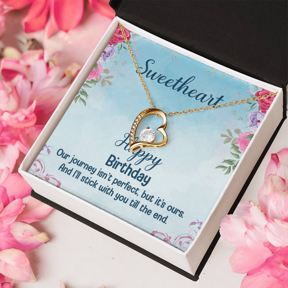 Happy Birthday To My Love - Forever Love Necklace Forever Love Necklace