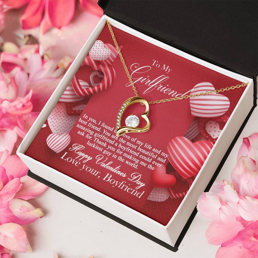 To My Girlfriend - Forever Love Necklace Forever Love Necklace