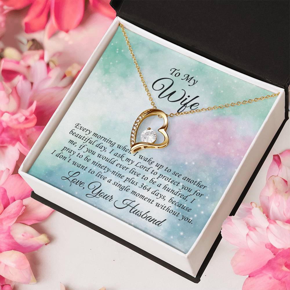 Gift Present For Wife Anniversary Birthday Valentine Gift For Wife From Husband Gift For Wife From Husband Forever Love Necklace