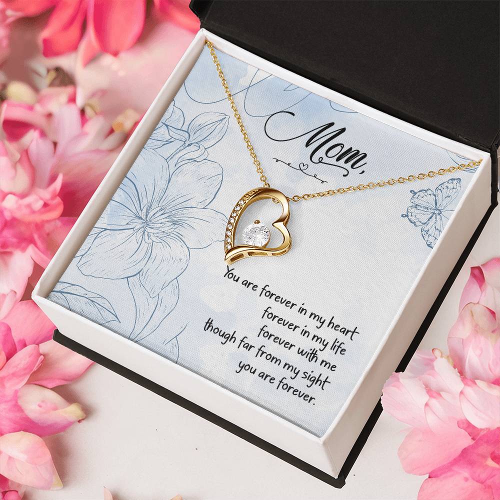 Mom You Are Forever In My Heart Forever In My Life Forever Love Necklace