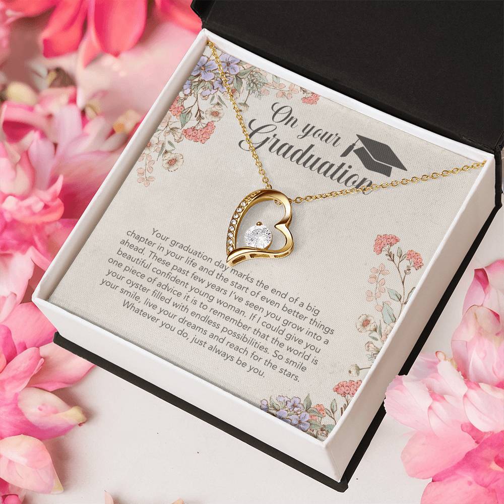 Graduation Gift For Daughter Class Of 2022 Necklace Class Of 2022 Necklace Jewelry Gift On Your Graduation Necklace Graduation Day Gift For Your Mom Forever Love Necklace