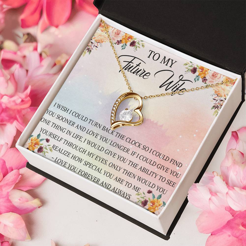 Future Wife Necklace To My Future Wife Future Wife Birthday Gift Girlfriend Necklace Girlfriend Necklace Gifts 1 Forever Love Necklace