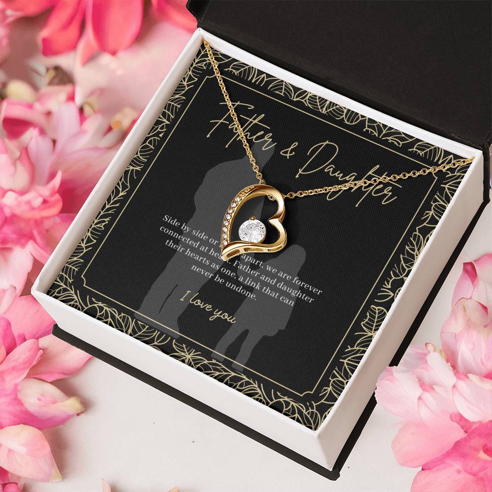 Father And Daughter 1.8 Forever Love Necklace