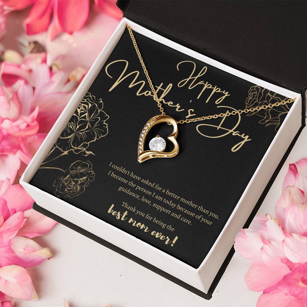 Happy Mother's Day - Forever Necklace - Best Mom Ever! Forever Love Necklace