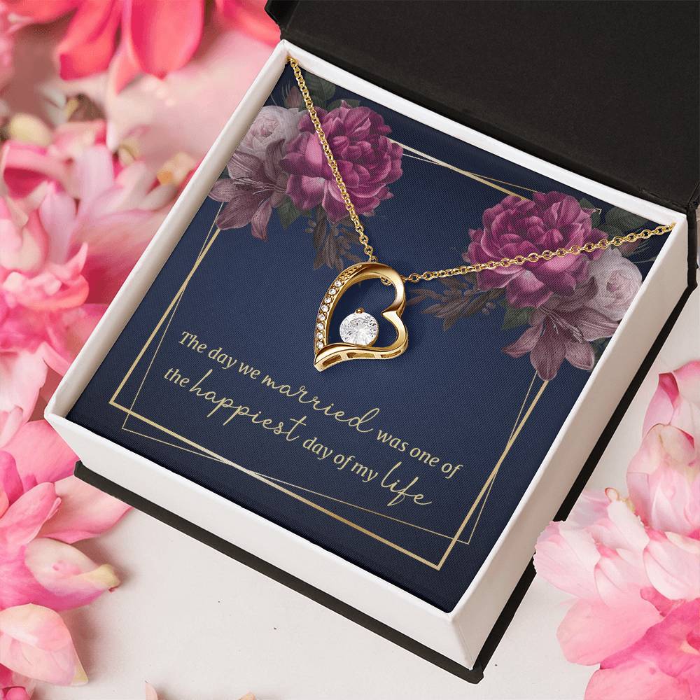 The Day We Married Forever Love Necklace