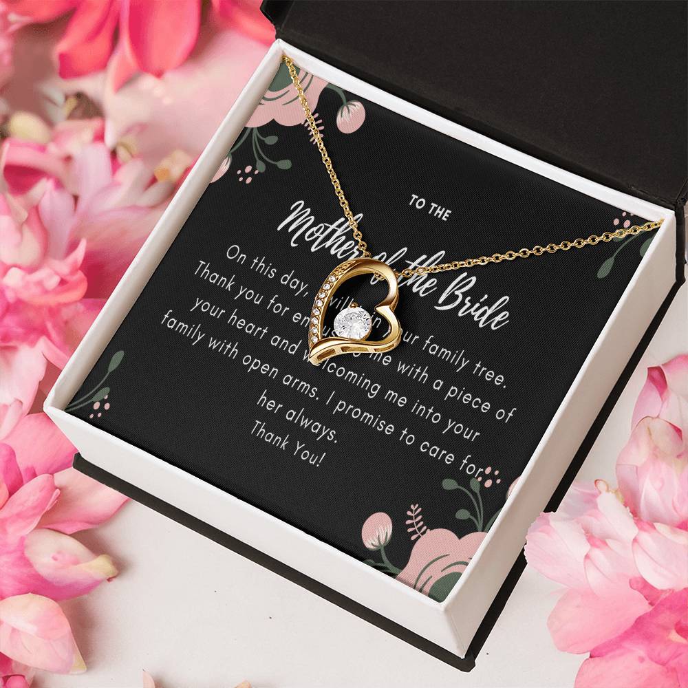 Mother Of The Bride Gift From Groom Mother In Law Wedding Gift From Groom Wedding Gift For Mother In Law From Groom Wedding Forever Love Necklace