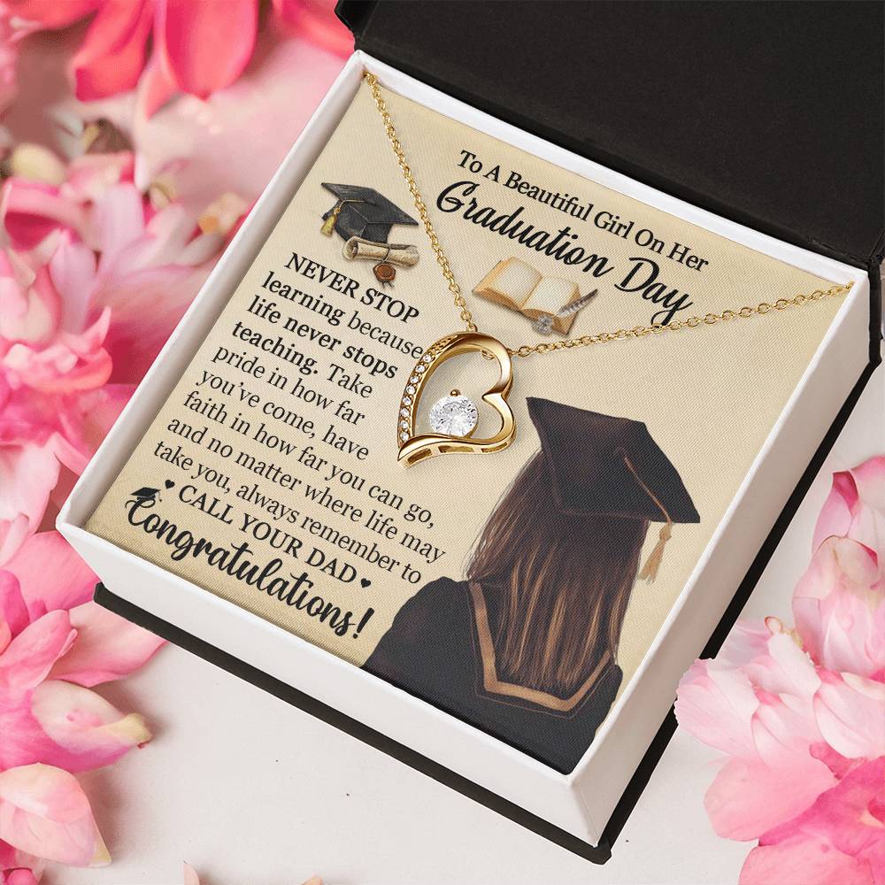 Graduation 2021 From Father - Forever Love Necklace™ Forever Love Necklace