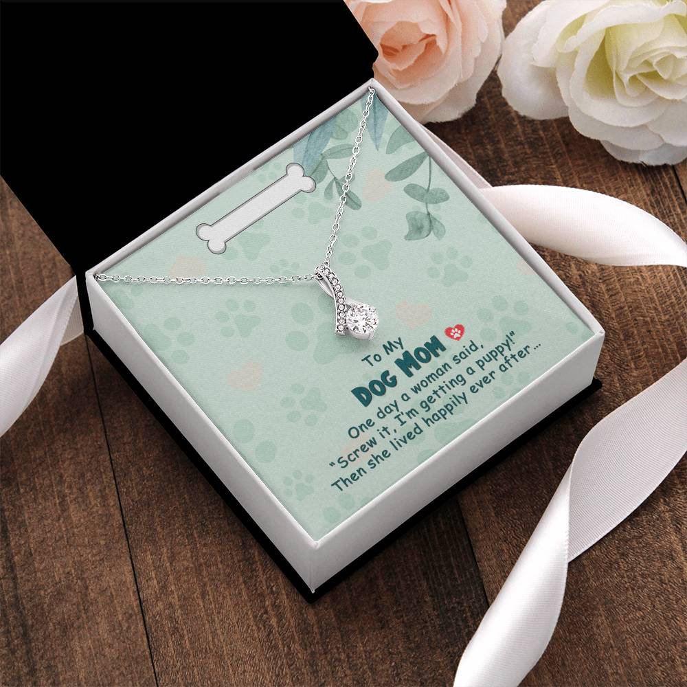 Best Gift Dogmom Alluring Beauty Necklace With Pod Message Card 2 Alluring Beauty Necklace