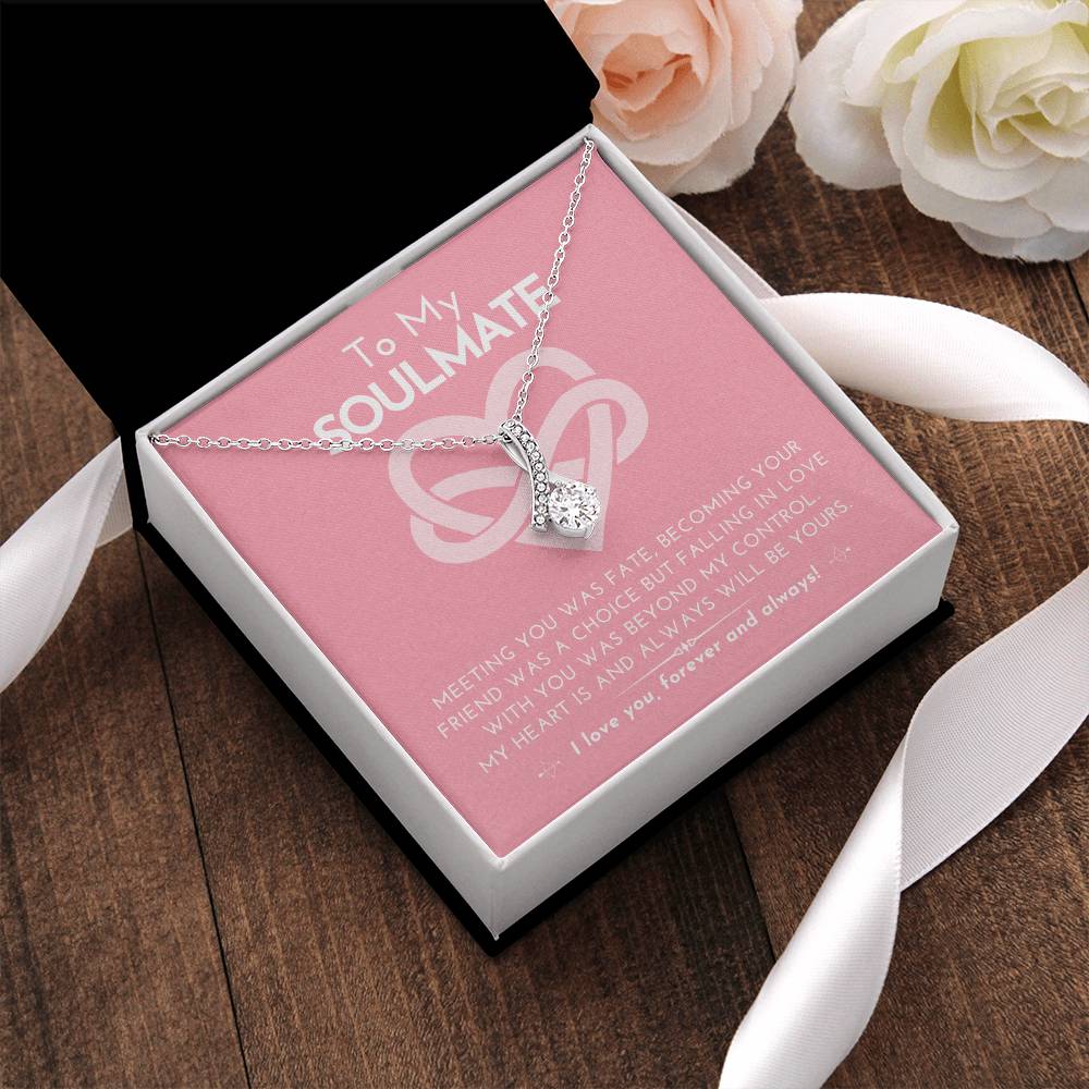 Alluring Necklace My Heart Is And Always Will Be Yours.......... To Soulmate Alluring Beauty Necklace