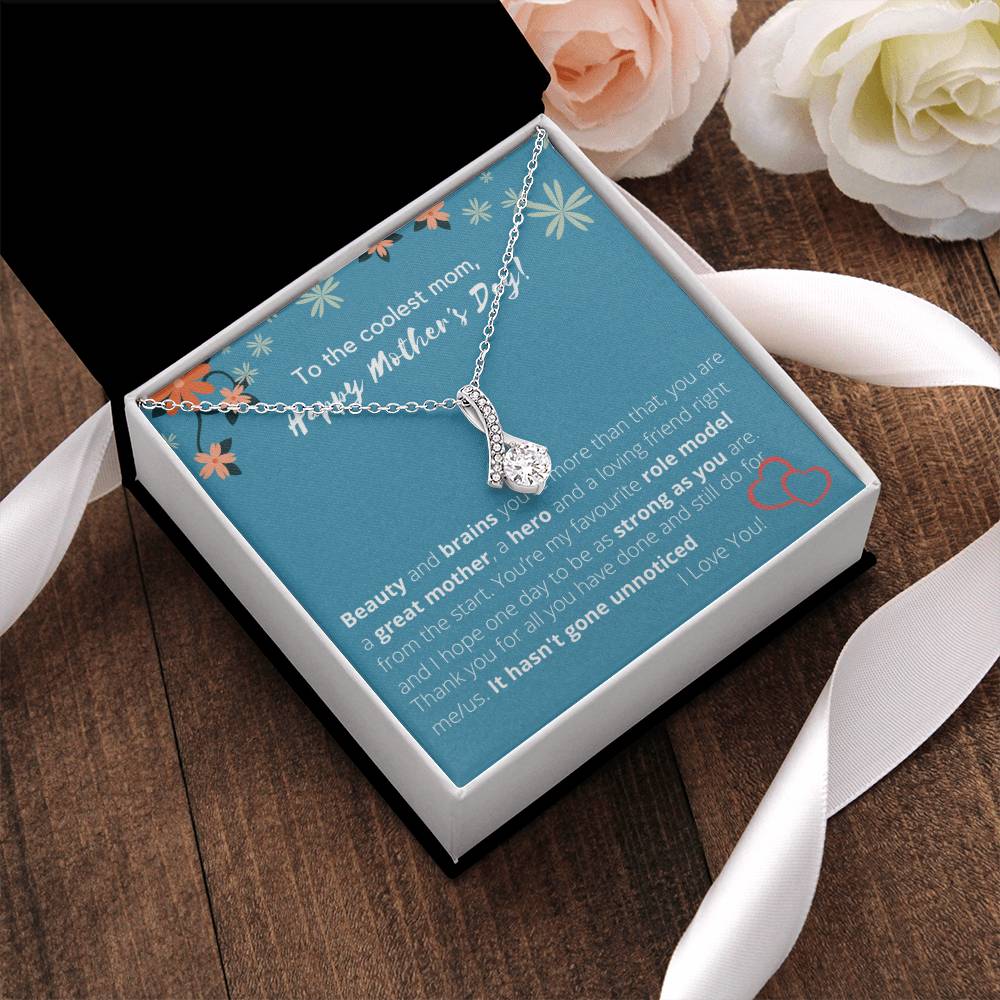 Beauty And Brains You’Re More Than That Alluring Beauty Necklace