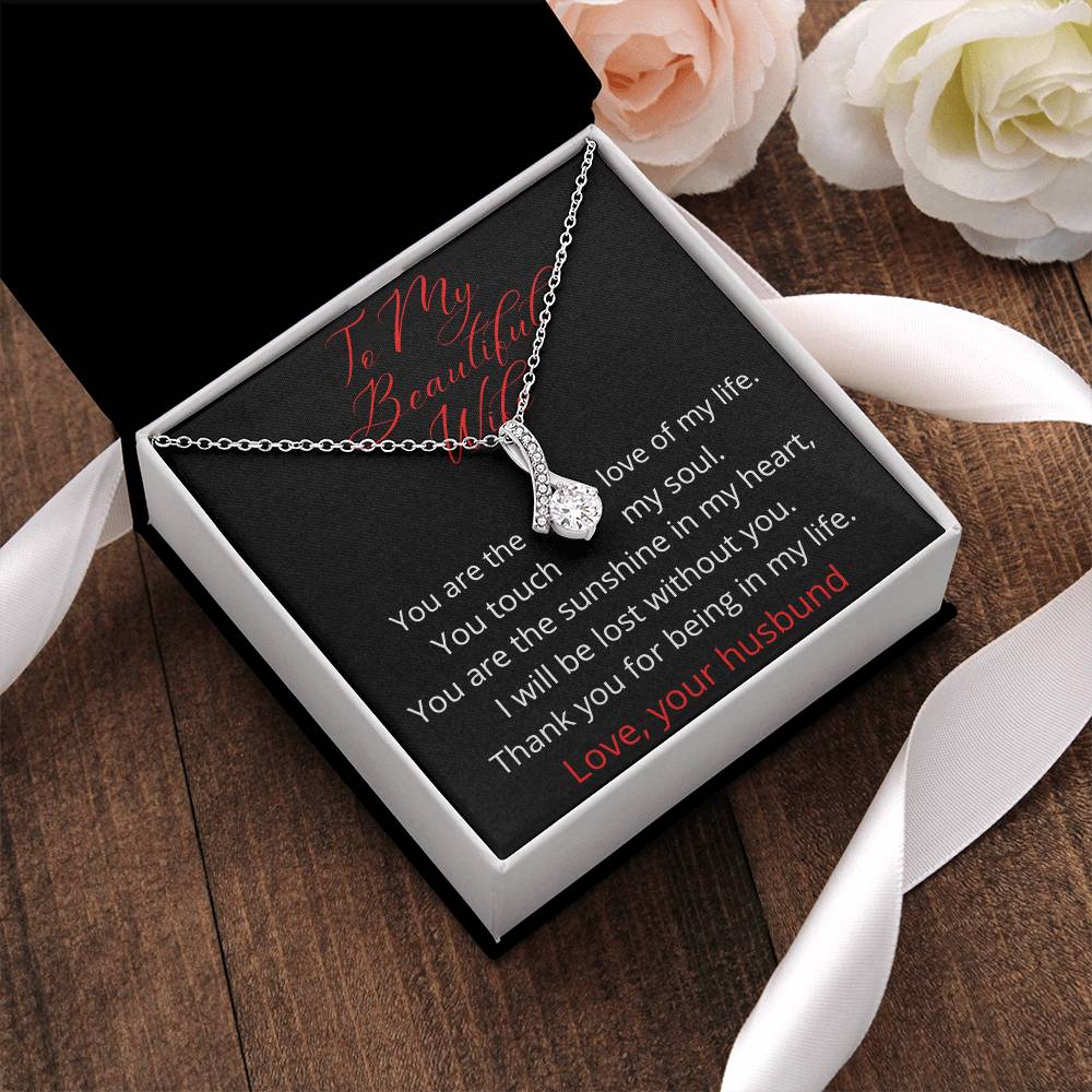 To My Beautiful Wife 4 Alluring Beauty Necklace