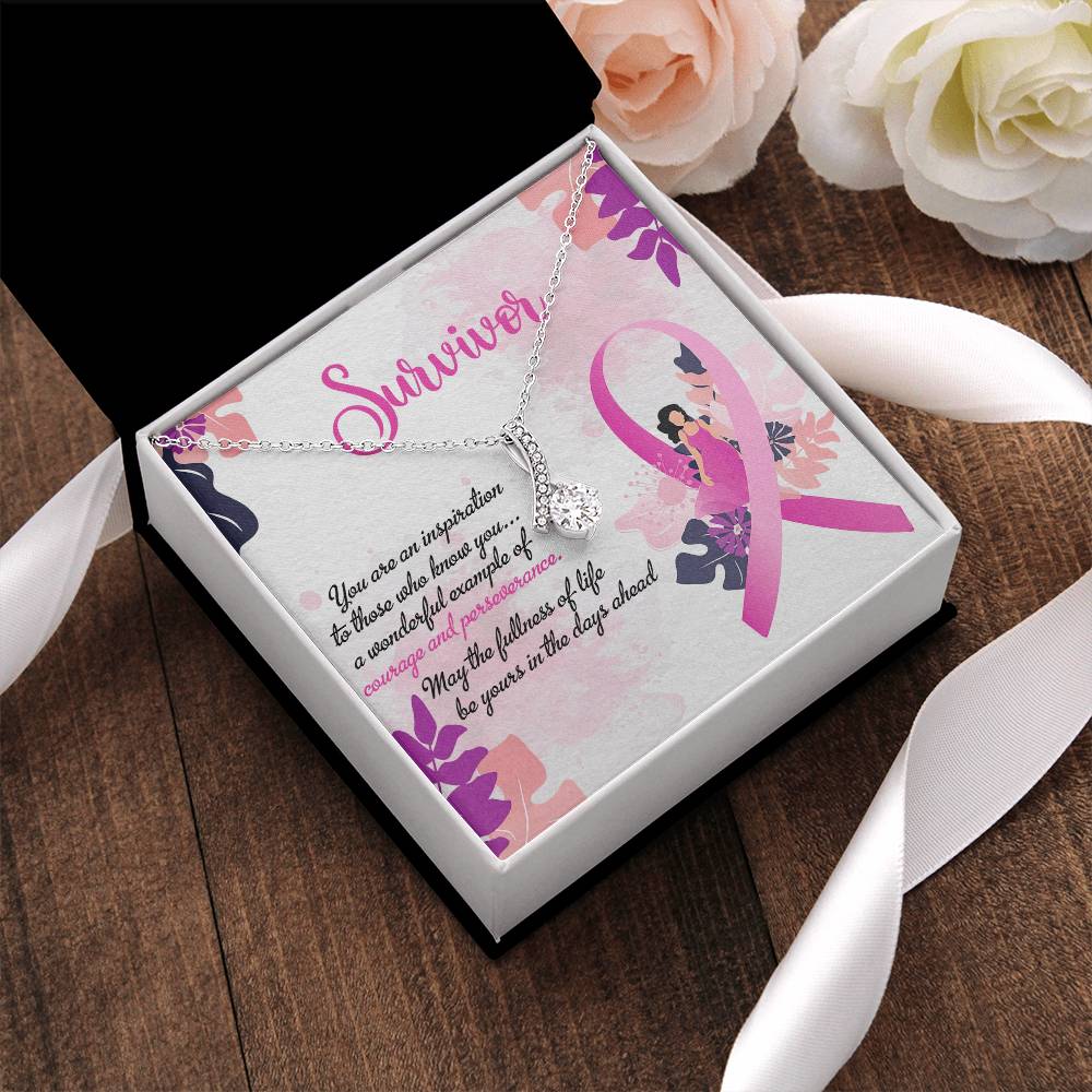 Breast Cancer Survivor Necklace 1 Alluring Beauty Necklace