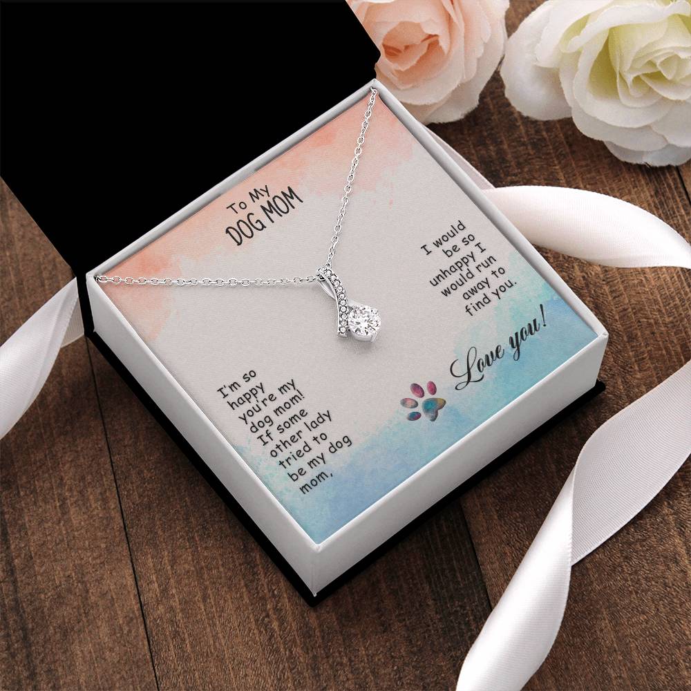 Best Gift Dogmom Alluring Beauty Necklace With Pod Message Card 1 Alluring Beauty Necklace