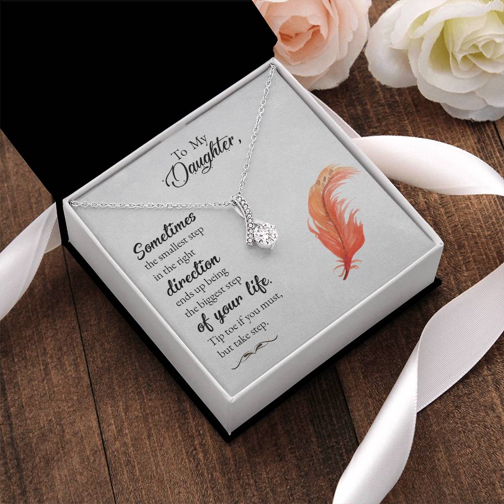 To My Daughter Alluring Beauty Necklace For Daughter Best Gift For Daughter Alluring Beauty Necklace