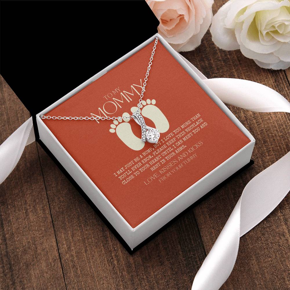 Baby Shower Gift New Mommy Necklace Pregnant Wife Gift To My Mommy 1 Alluring Beauty Necklace
