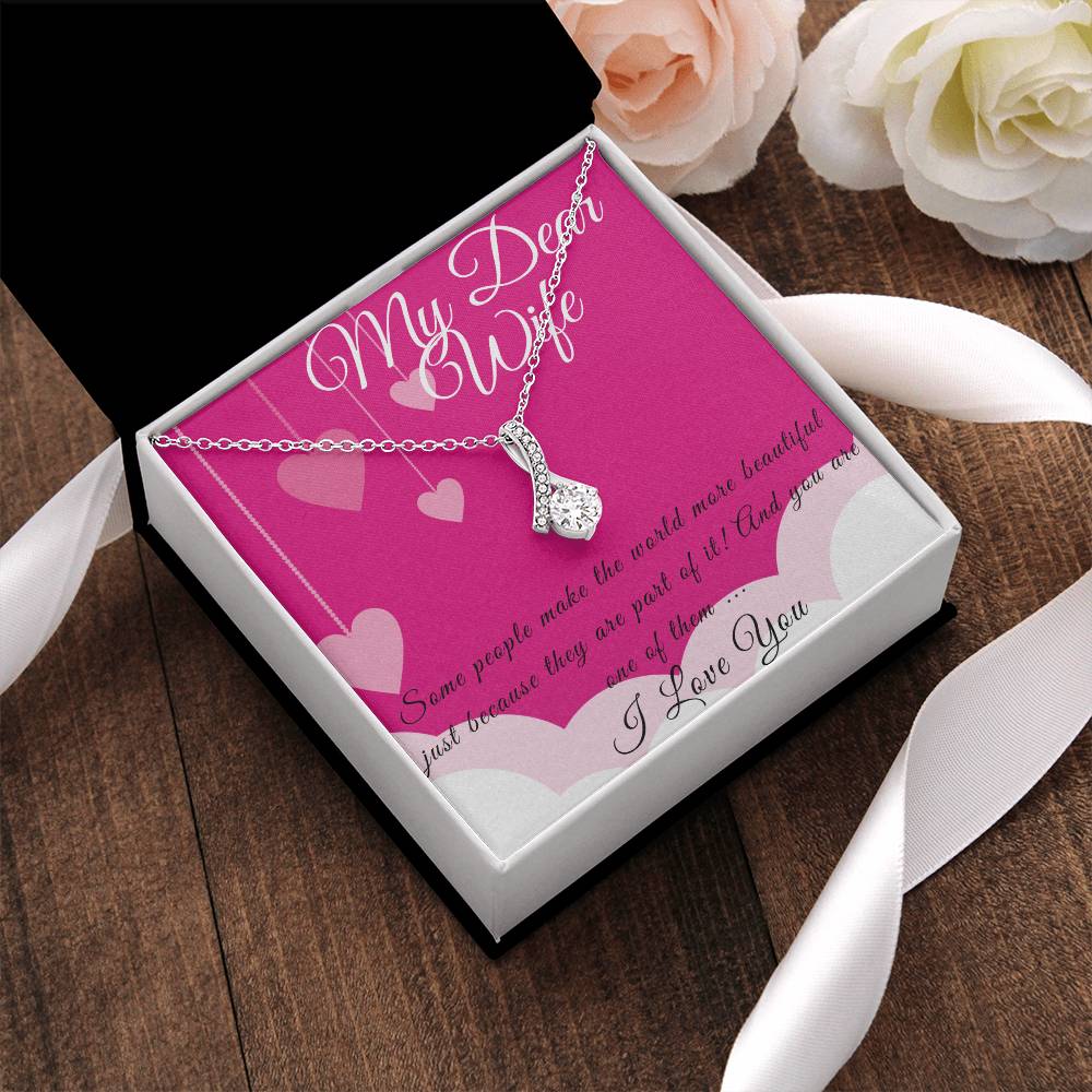 Beautiful Sparkly Pendant 3 Alluring Beauty Necklace