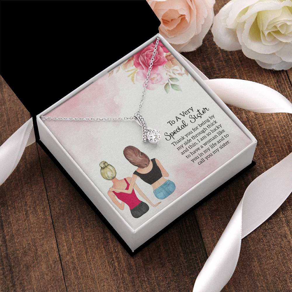 To A Very Special Sister Necklace Alluring Beauty Necklace