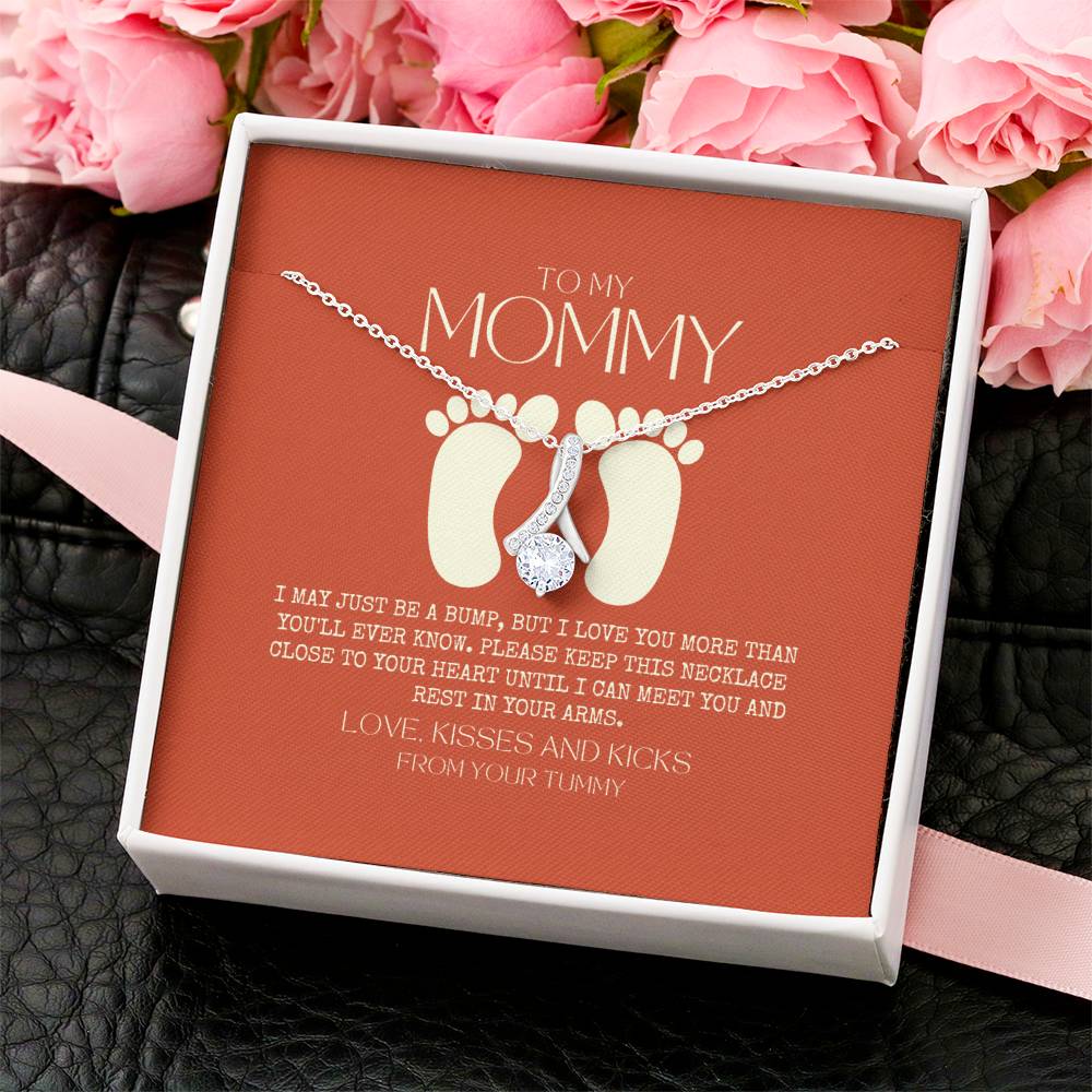 Baby Shower Gift New Mommy Necklace Pregnant Wife Gift To My Mommy 1 Alluring Beauty Necklace