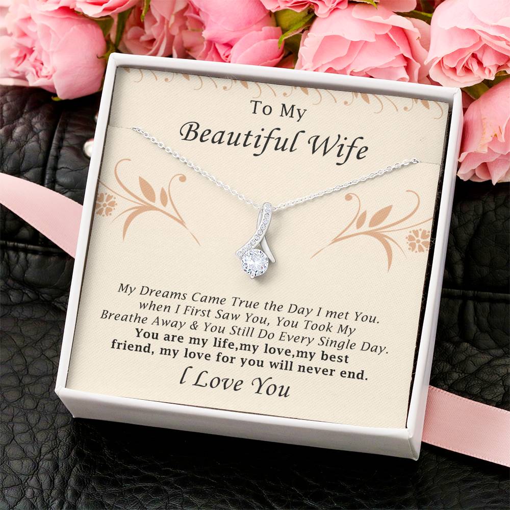 To My Beautiful Wife 5 Alluring Beauty Necklace