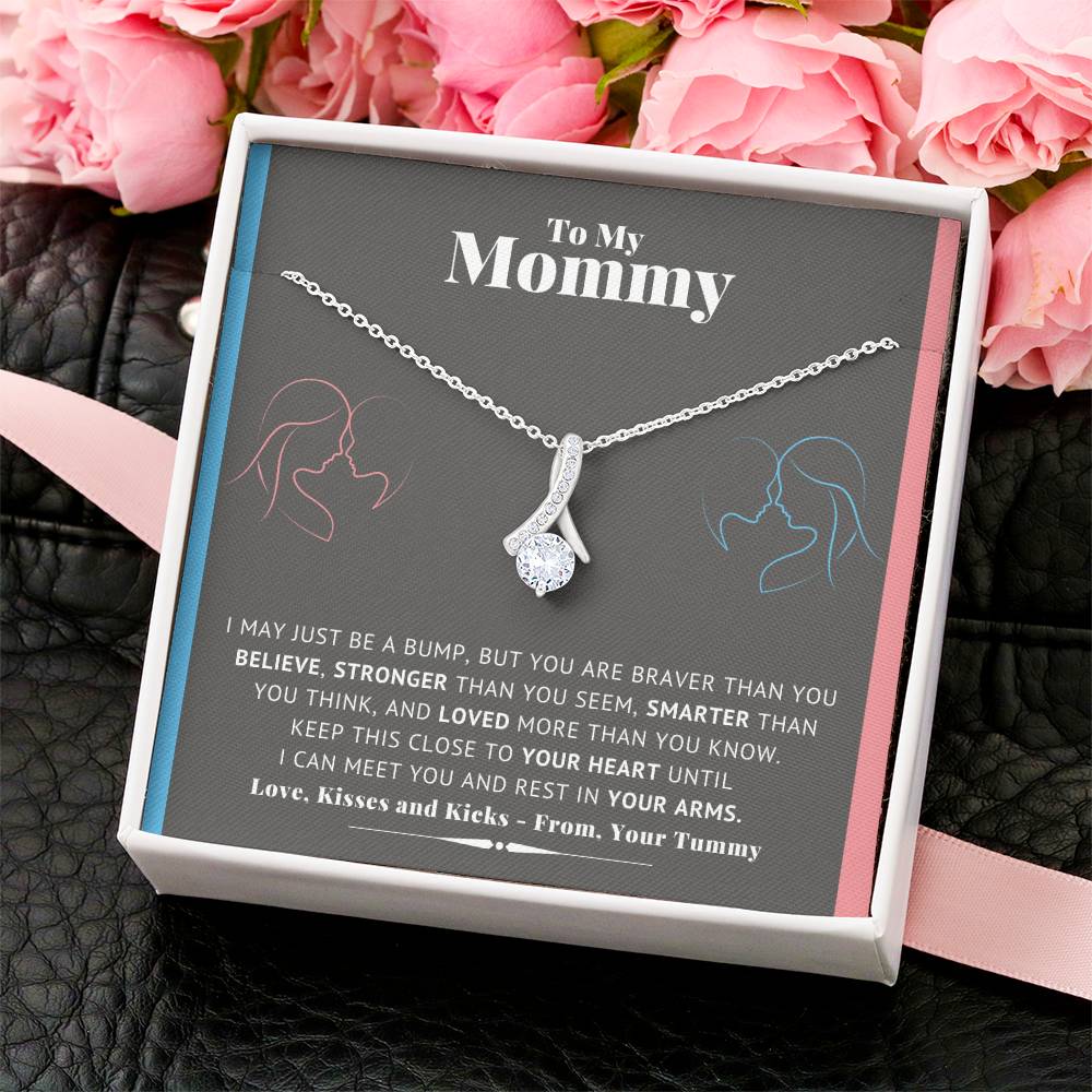 Mommy Necklace New Mom Mother's Day Gift First Time Mom Gift New Mom Gift Jewelry Gift For New Mom Necklace New Mommy Baby Shower Gift Alluring Beauty Necklace