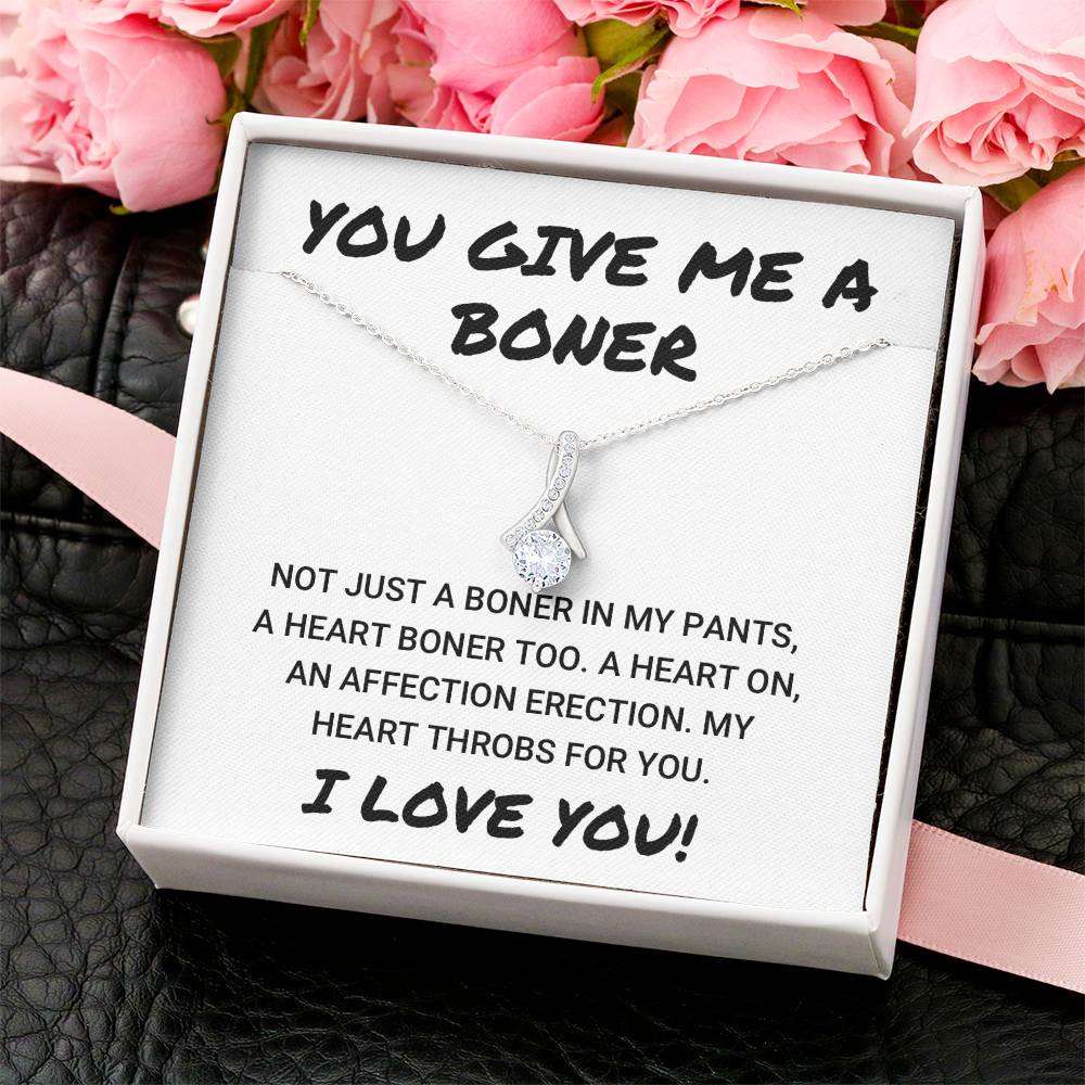 Affection Erection Funny Valentine's Necklace 1 Alluring Beauty Necklace