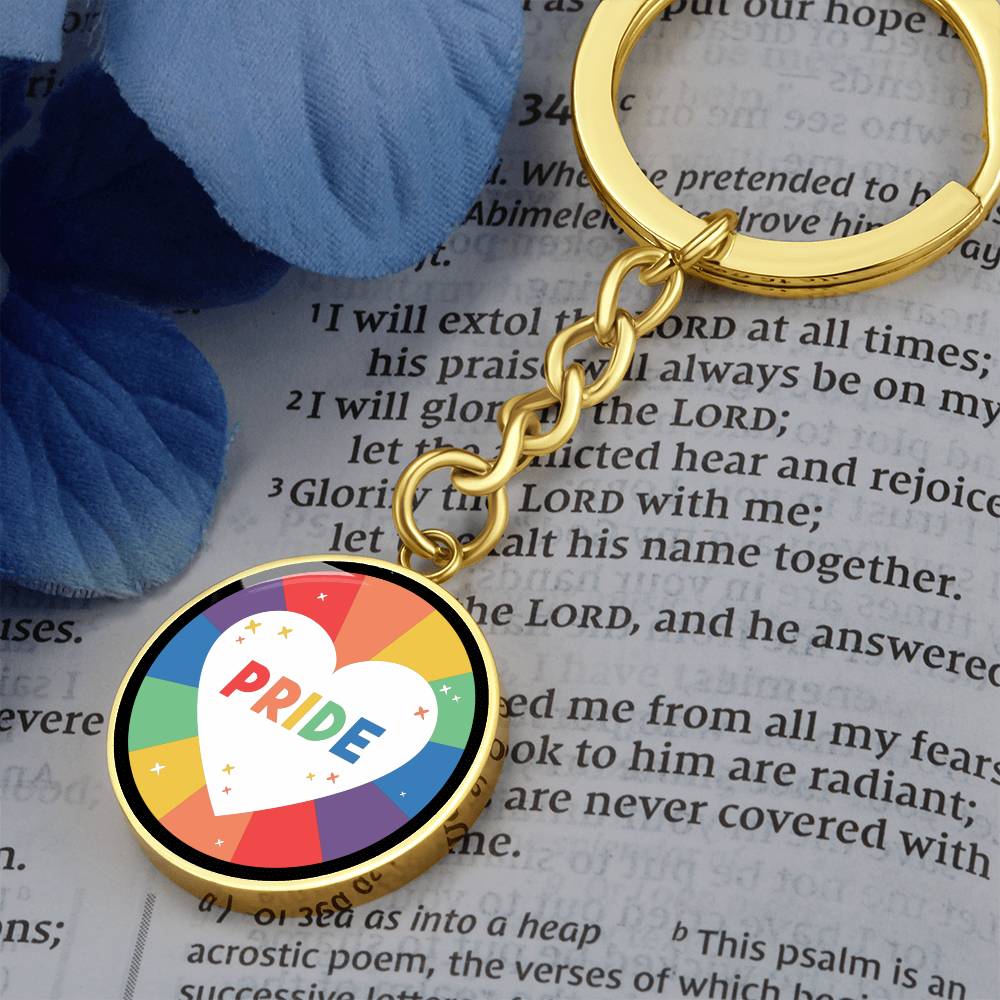 Circle Pride Keychain - PRIDE