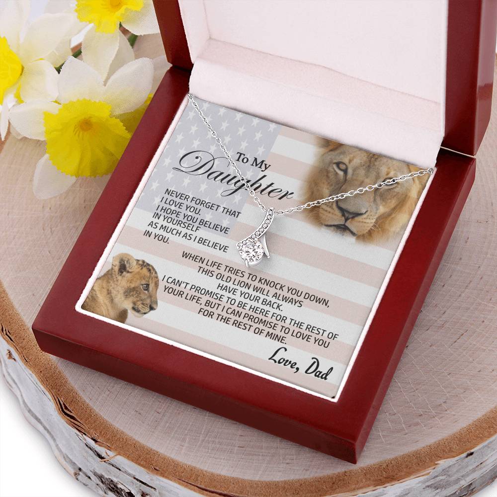 Best Gift For Daughter From Dad Alluring Beauty Shineon Necklace With Pod Message Card 1 Alluring Beauty Necklace