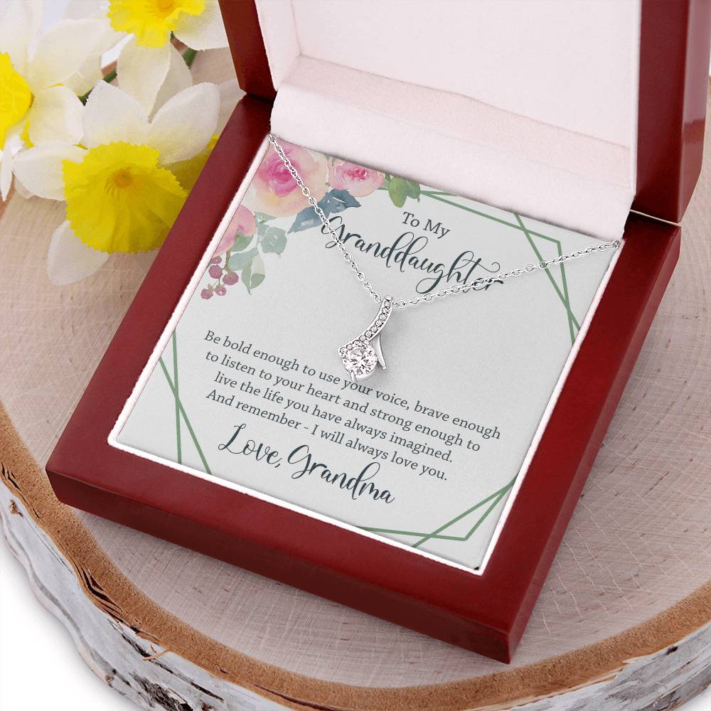 Be Bold Enough - Alluring Necklace - Granddaughter Alluring Beauty Necklace