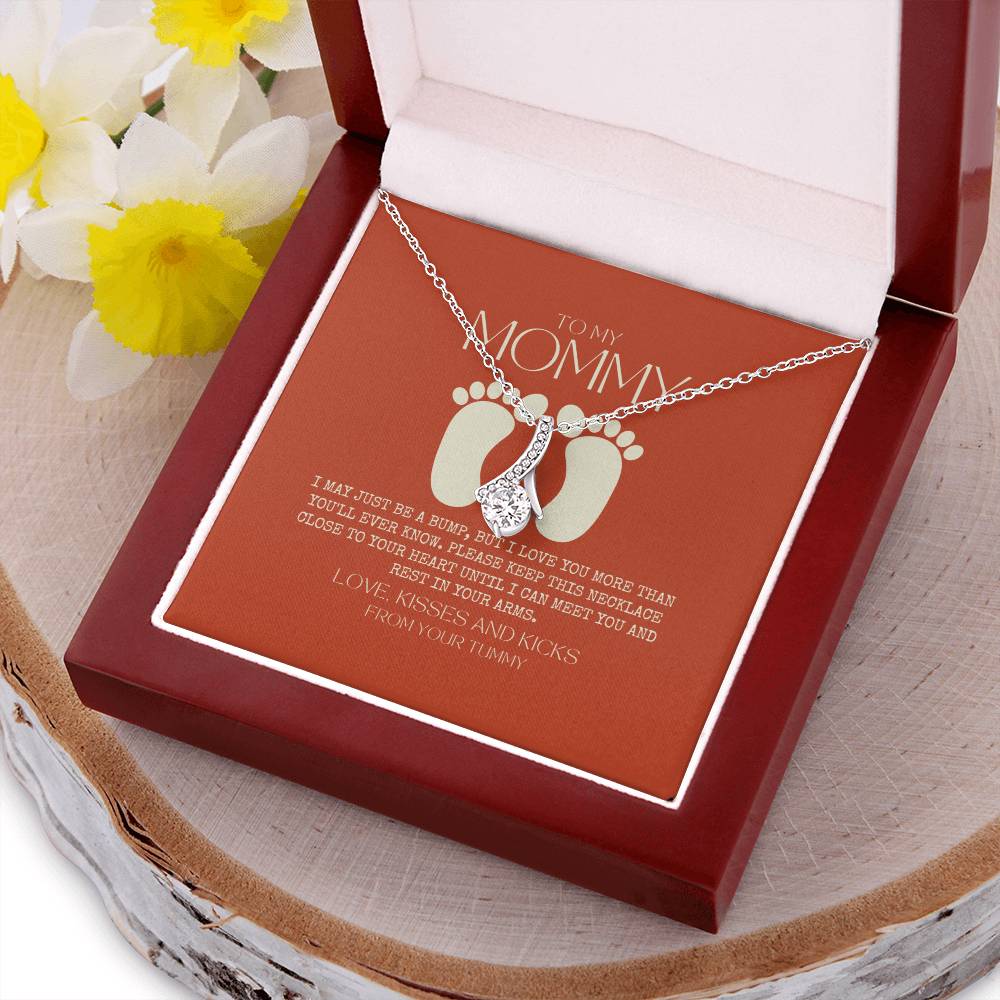 Baby Shower Gift New Mommy Necklace Pregnant Wife Gift To My Mommy 1 Alluring Beauty Necklace