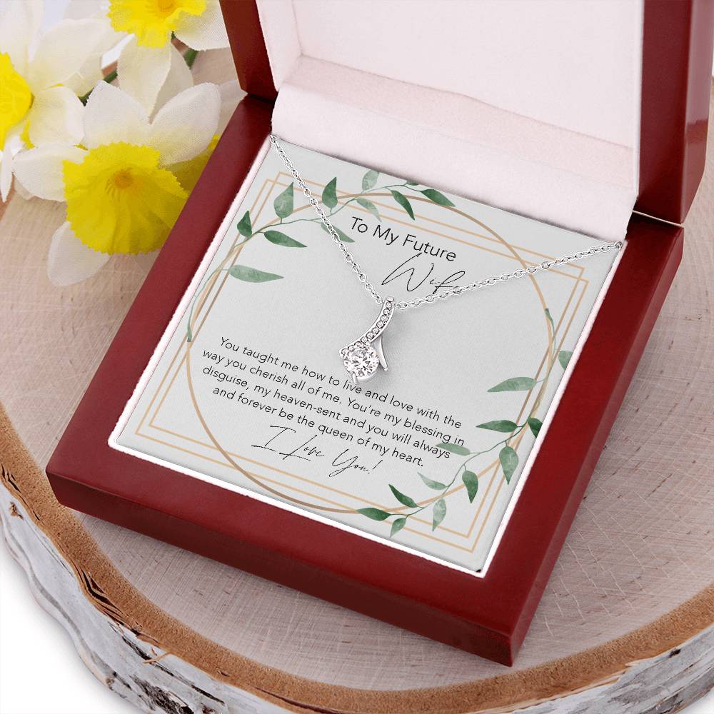 All About Beauty Necklace Future Wife Gift Birthday Gift For Fiancee Engagement Birthday Gift Future Wife Jewelry Sentimental Alluring Beauty Necklace