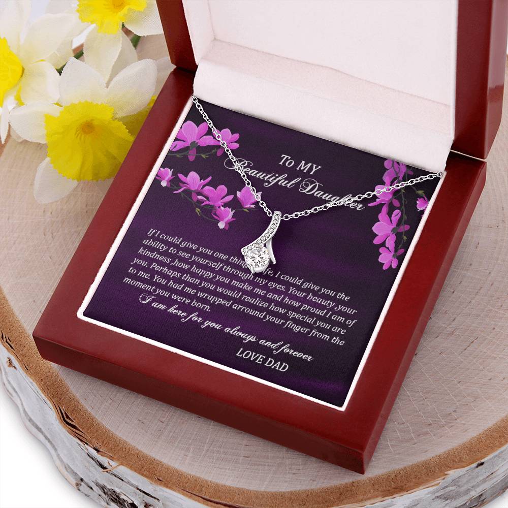 To My Daughter Alluring Beauty Necklace 3 Alluring Beauty Necklace