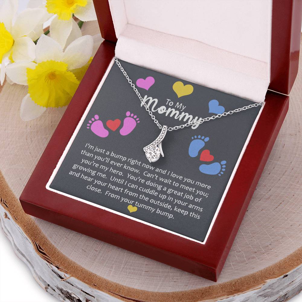Mommy Necklace Gift From The Bump Alluring Beauty Necklace