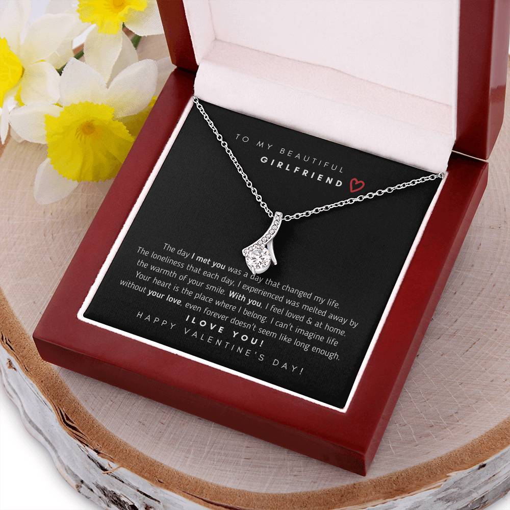 To My Beautiful Girlfriend - Happy Valentine's Day ❤️ Alluring Beauty Necklace