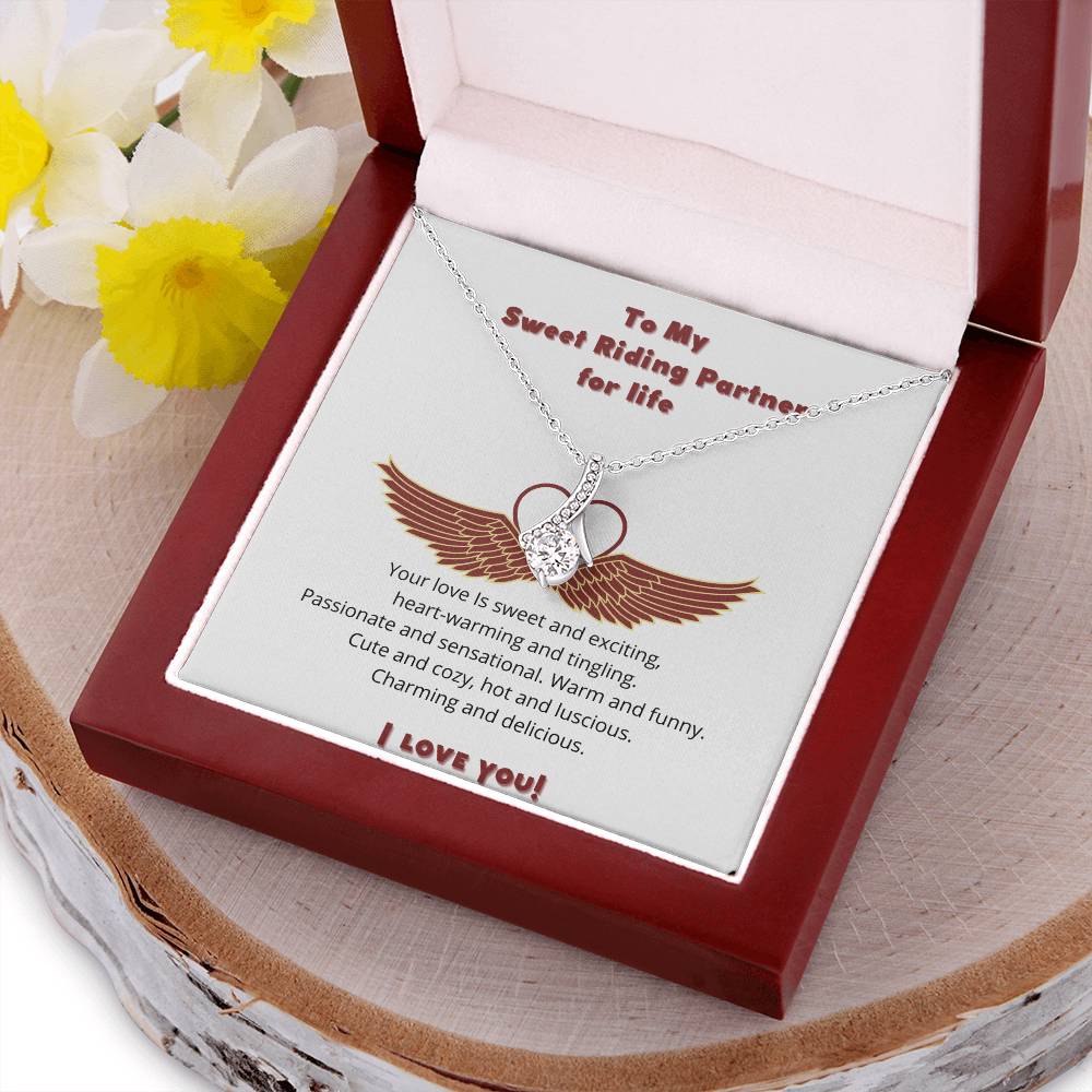 Sweet Love Necklace Riding Partner. Alluring Beauty Necklace