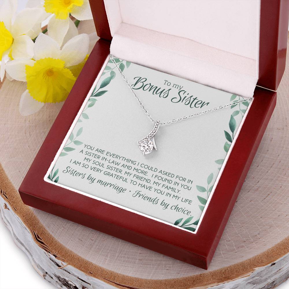 Sister-In-Law Gift From Bride Alluring Pendant Alluring Beauty Necklace