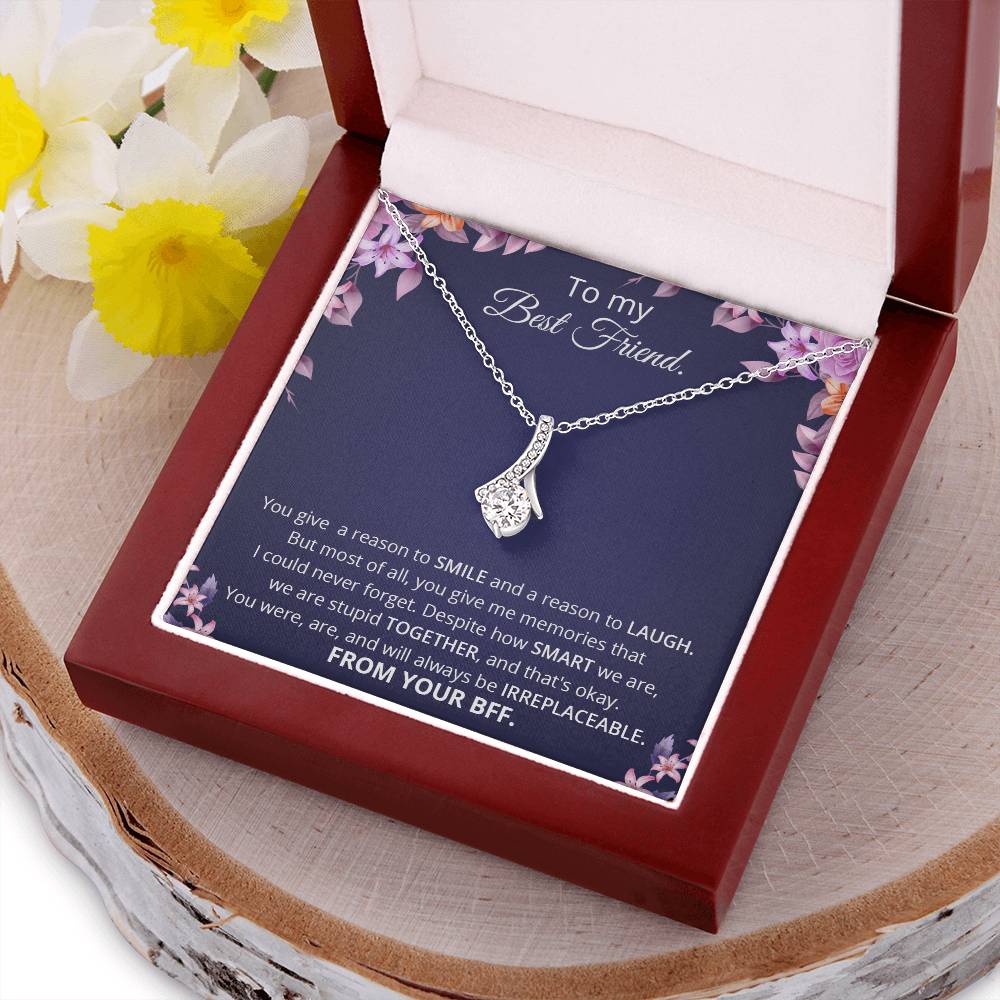To My Best Friend Thank You Gift Souls Sisters Necklace Bff Necklace Best Friend Gift Best Friend Jewelry Friends Forever Quotes Alluring Beauty Necklace