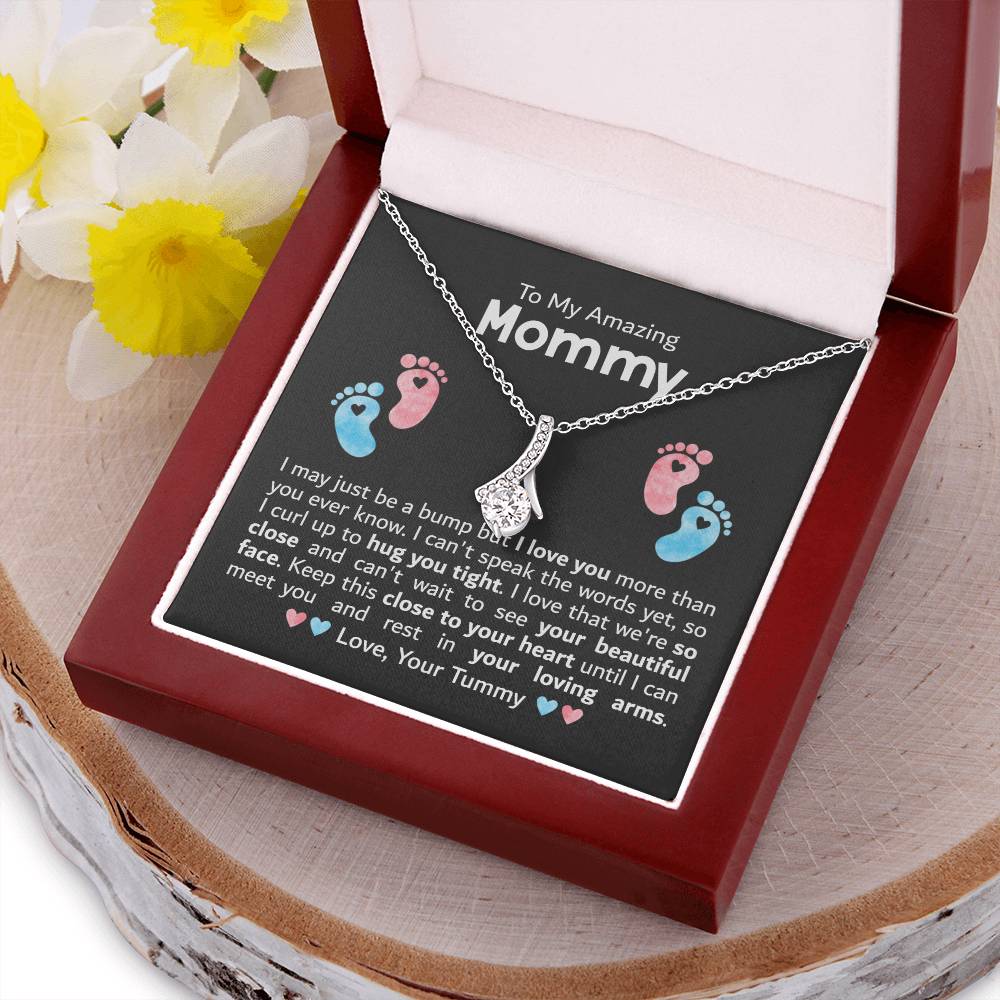To My Amazing Mommy Alluring Beauty Necklace