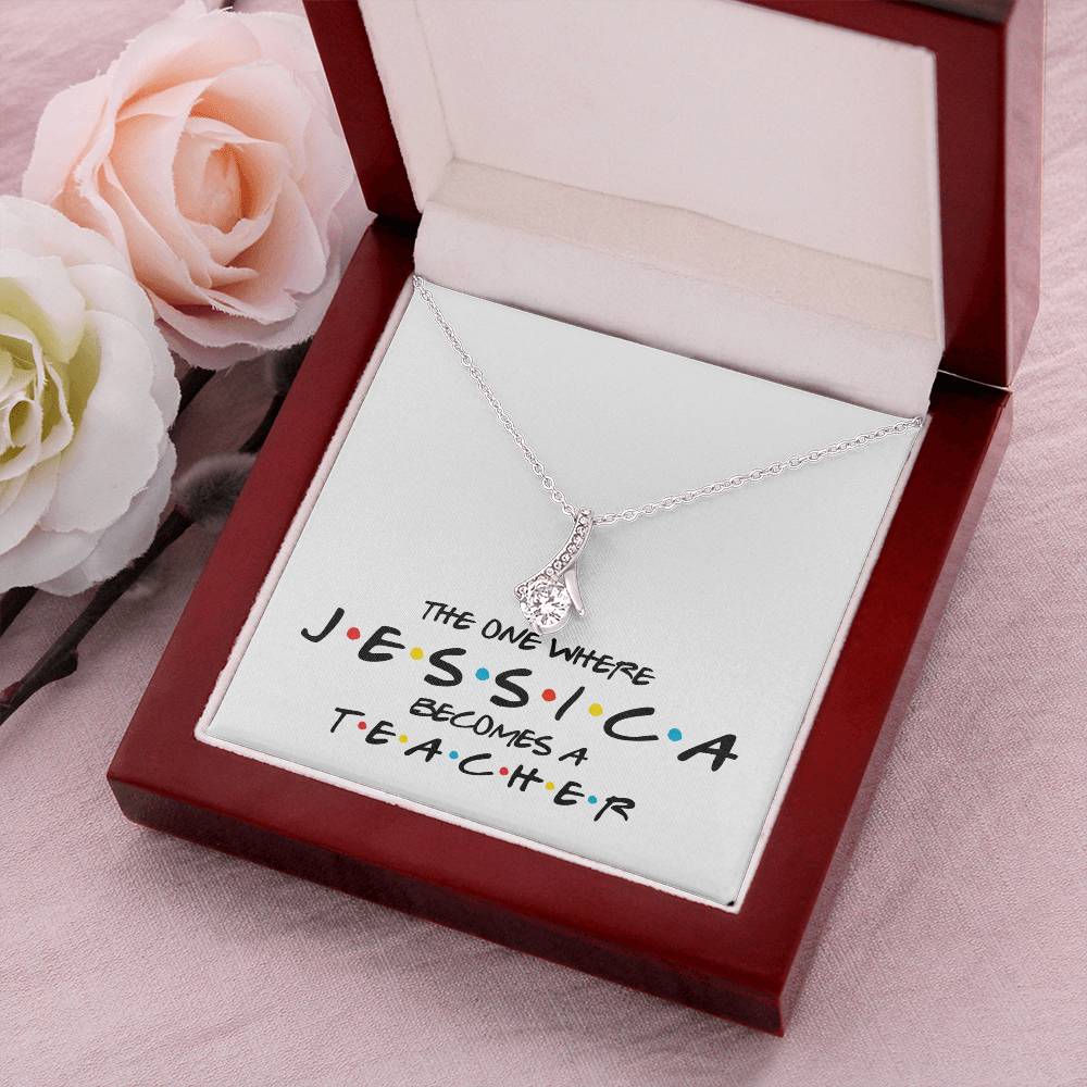 Teacher Graduation Alluring Beauty Necklace