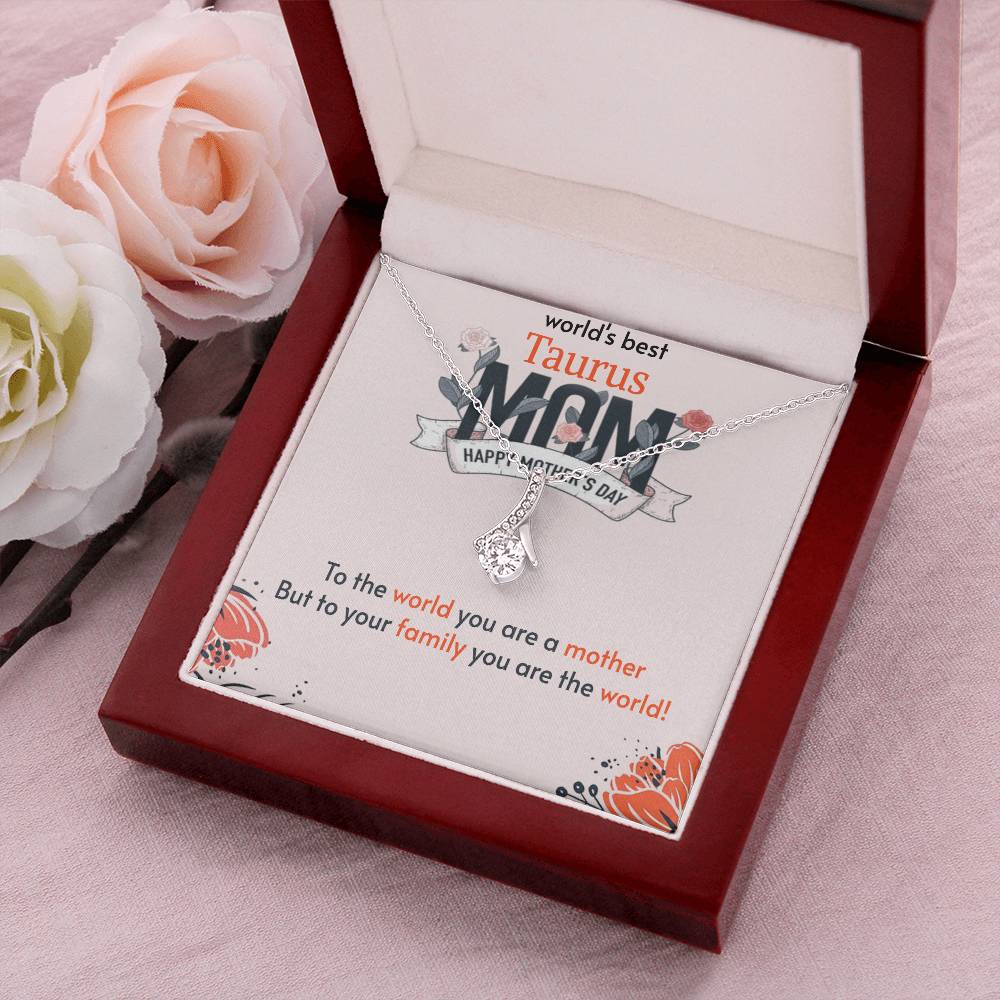 Best Taurus Mom Mother's Day Alluring Beauty Necklace