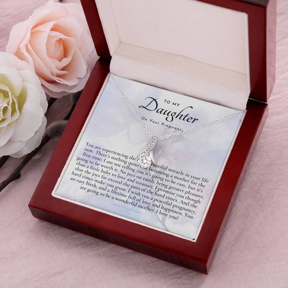 Pregnancy Gift For Daughter Baby Shower Gift Mom To Be Gift Expecting Mom Gift Pregnant Daughter Gift From Mom 1 Alluring Beauty Necklace