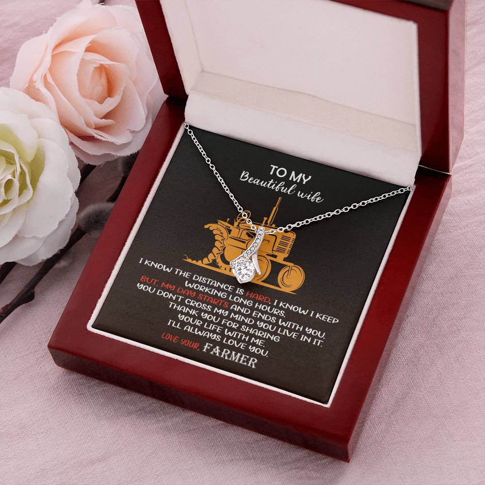 To My Beautiful Wife 1 Alluring Beauty Necklace