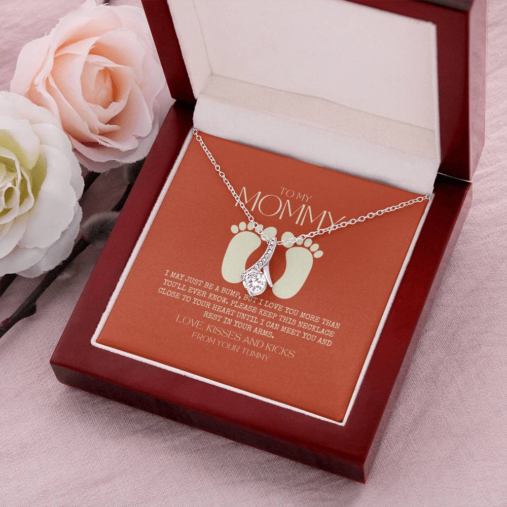 Baby Shower Gift New Mommy Necklace Pregnant Wife Gift To My Mommy 1 Alluring Beauty Necklace