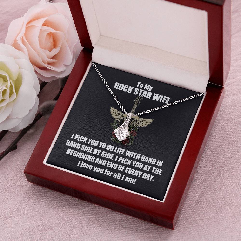 Rock Star Wife Pendant Alluring Beauty Necklace