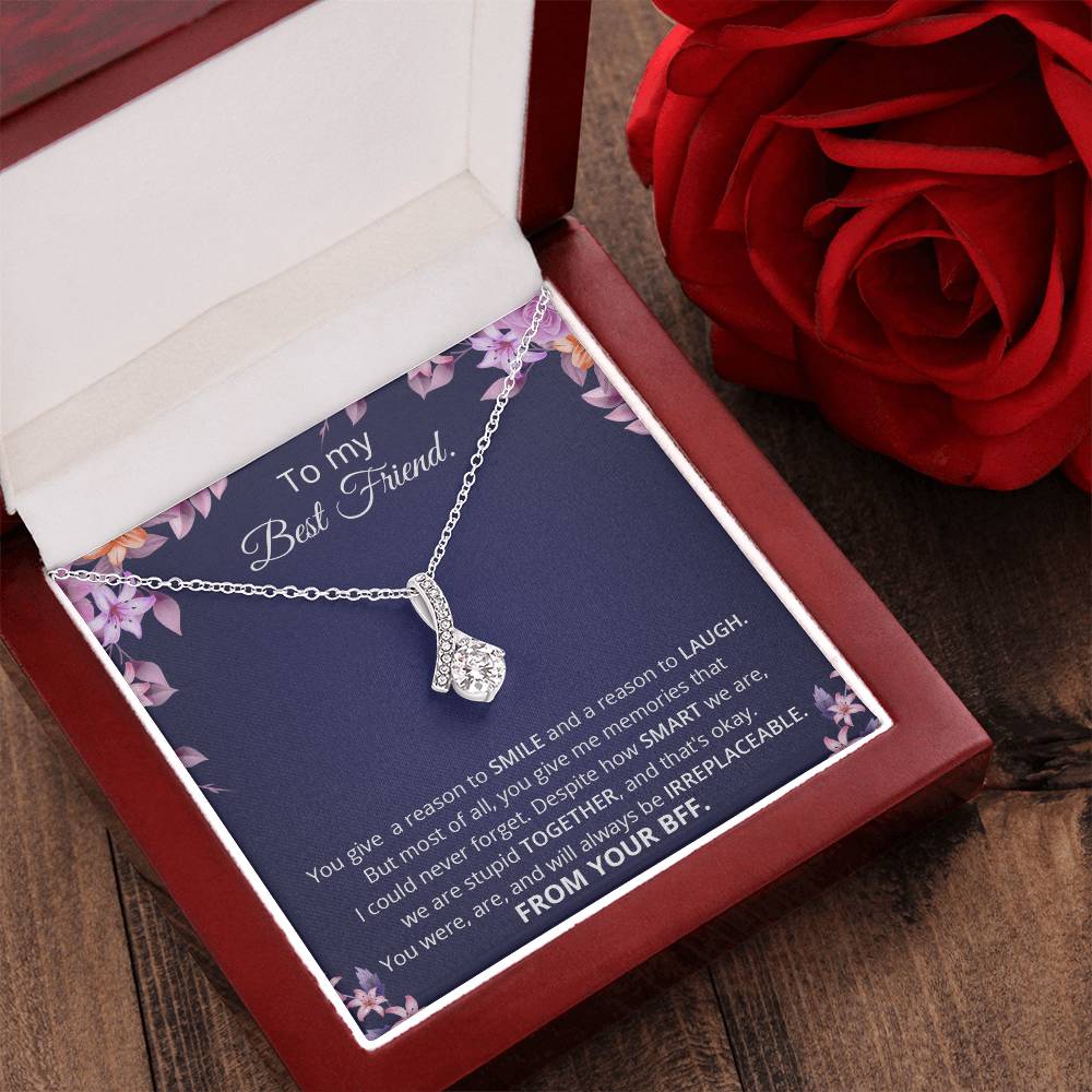To My Best Friend Thank You Gift Souls Sisters Necklace Bff Necklace Best Friend Gift Best Friend Jewelry Friends Forever Quotes Alluring Beauty Necklace