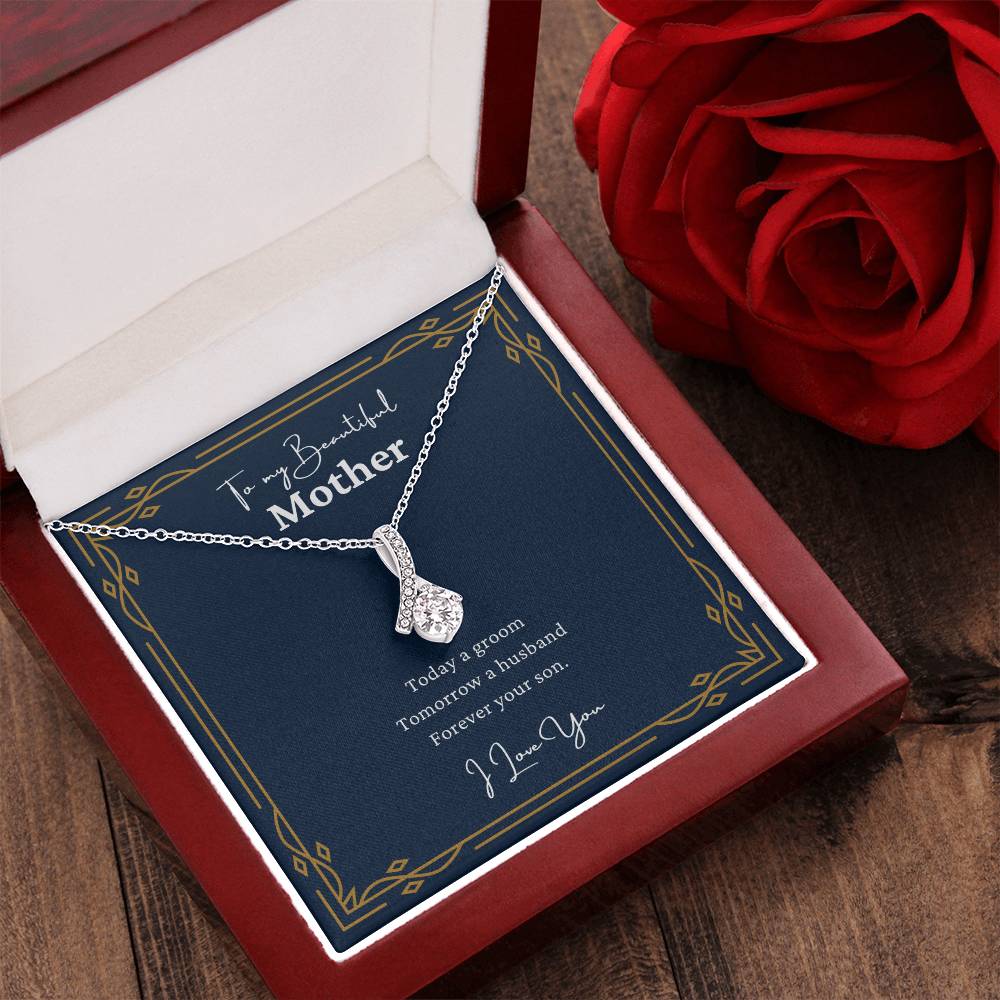 To My Beautiful Mother Forever Your Son Alluring Necklace Alluring Beauty Necklace