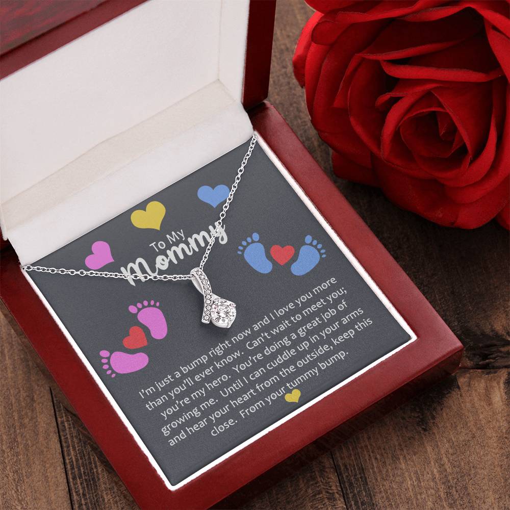 Mommy Necklace Gift From The Bump Alluring Beauty Necklace