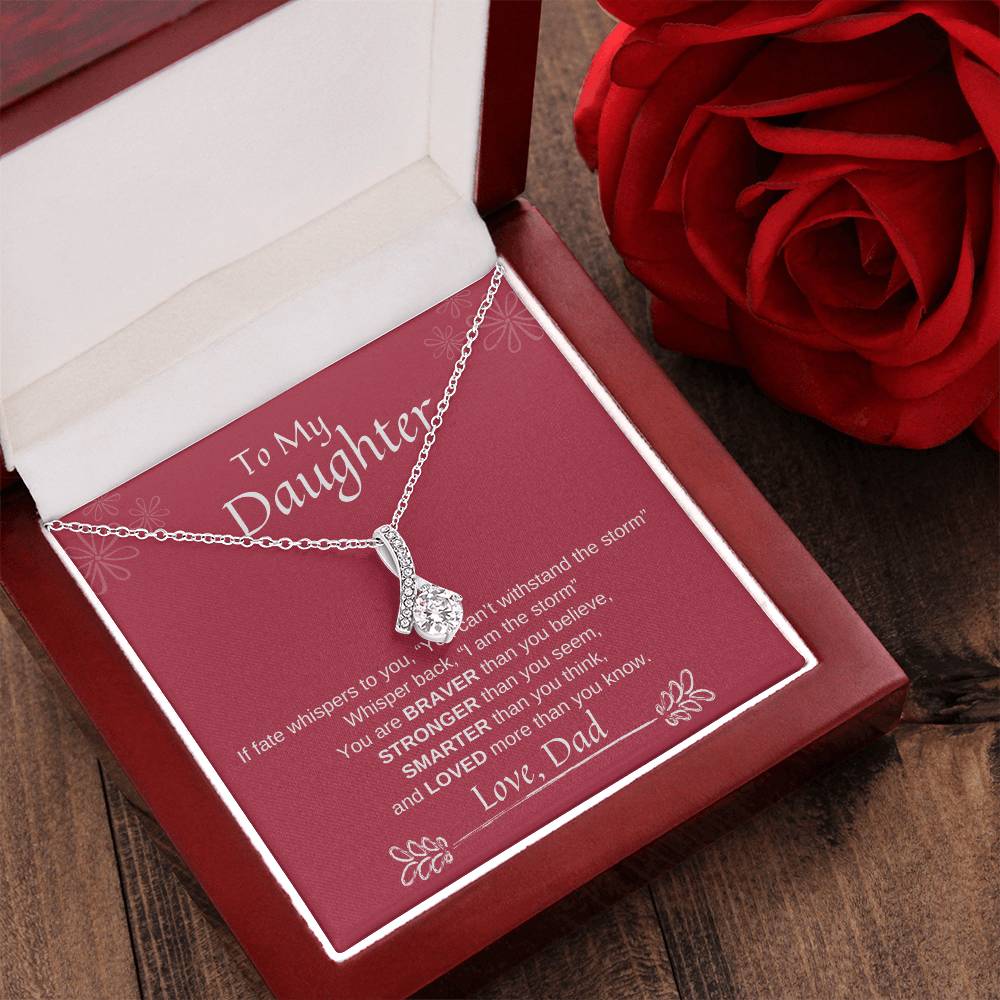 To My Daughter Alluring Beauty Necklace 2 Alluring Beauty Necklace